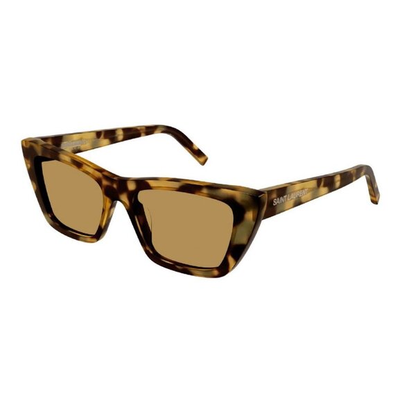 NWT SAINT LAURENT SUNGLASSES HAVANA - Picture 1 of 4